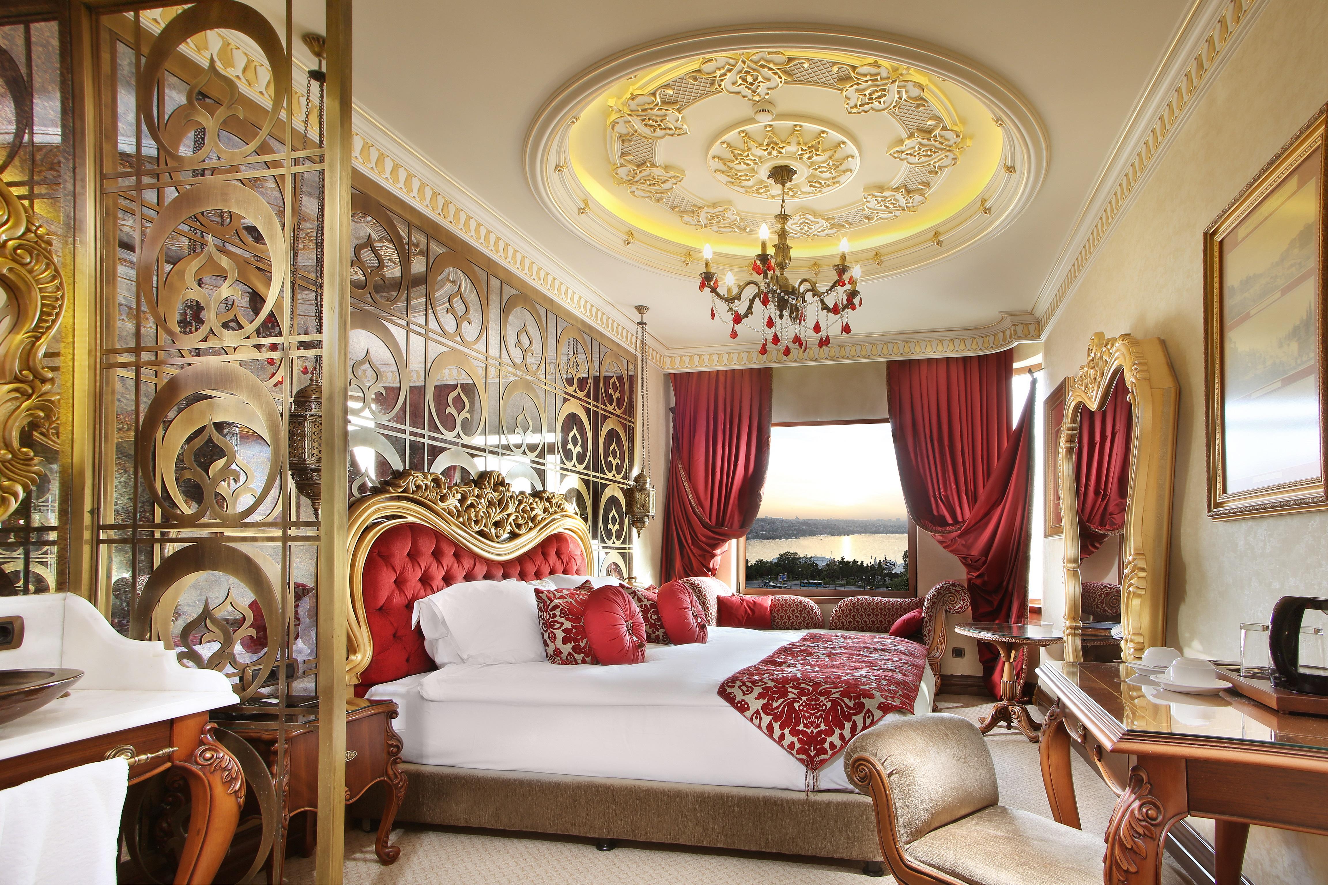 Daru Sultan Hotels Galata Isztambul Kültér fotó A suite at the hotel
