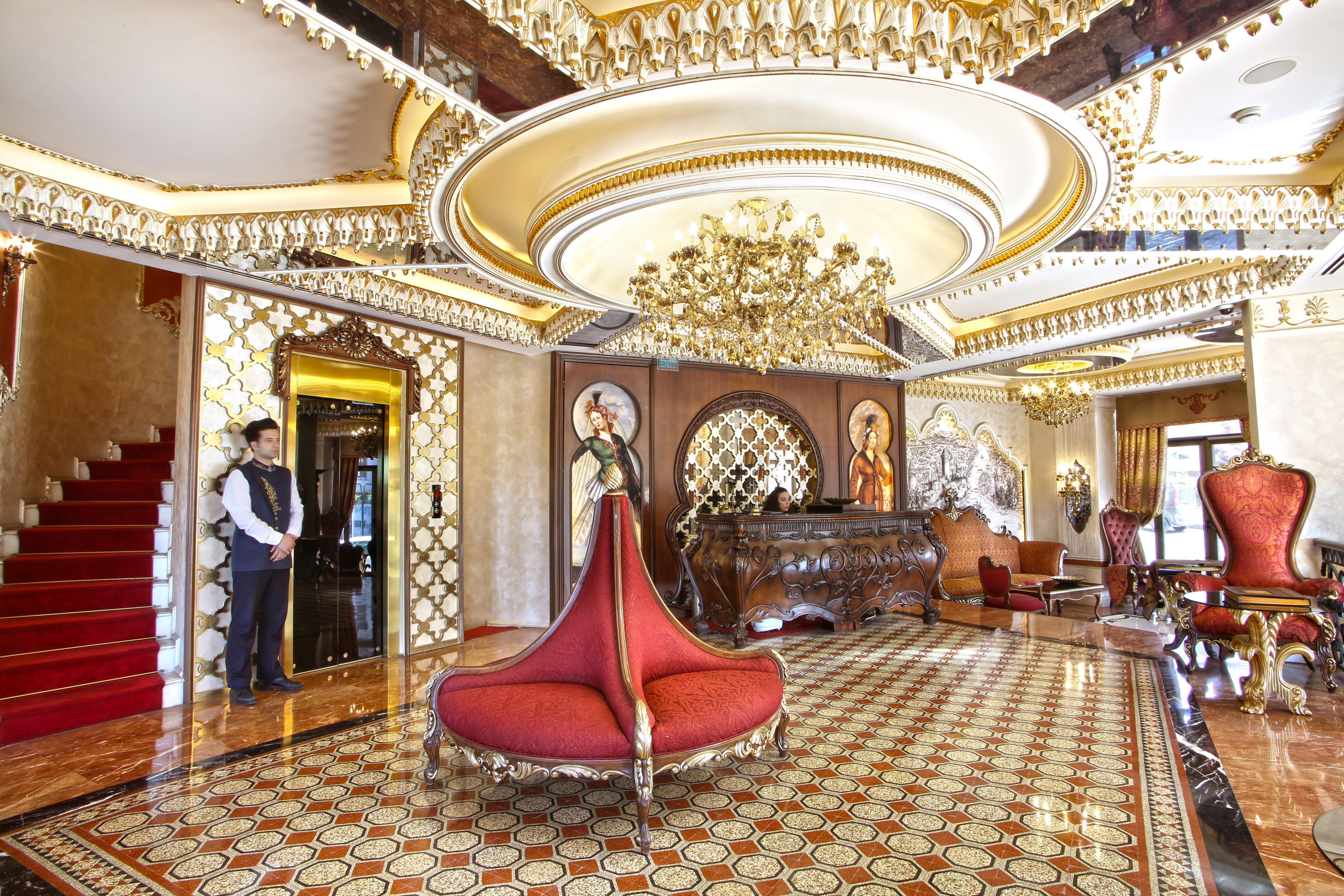 Daru Sultan Hotels Galata Isztambul Kültér fotó Lobby