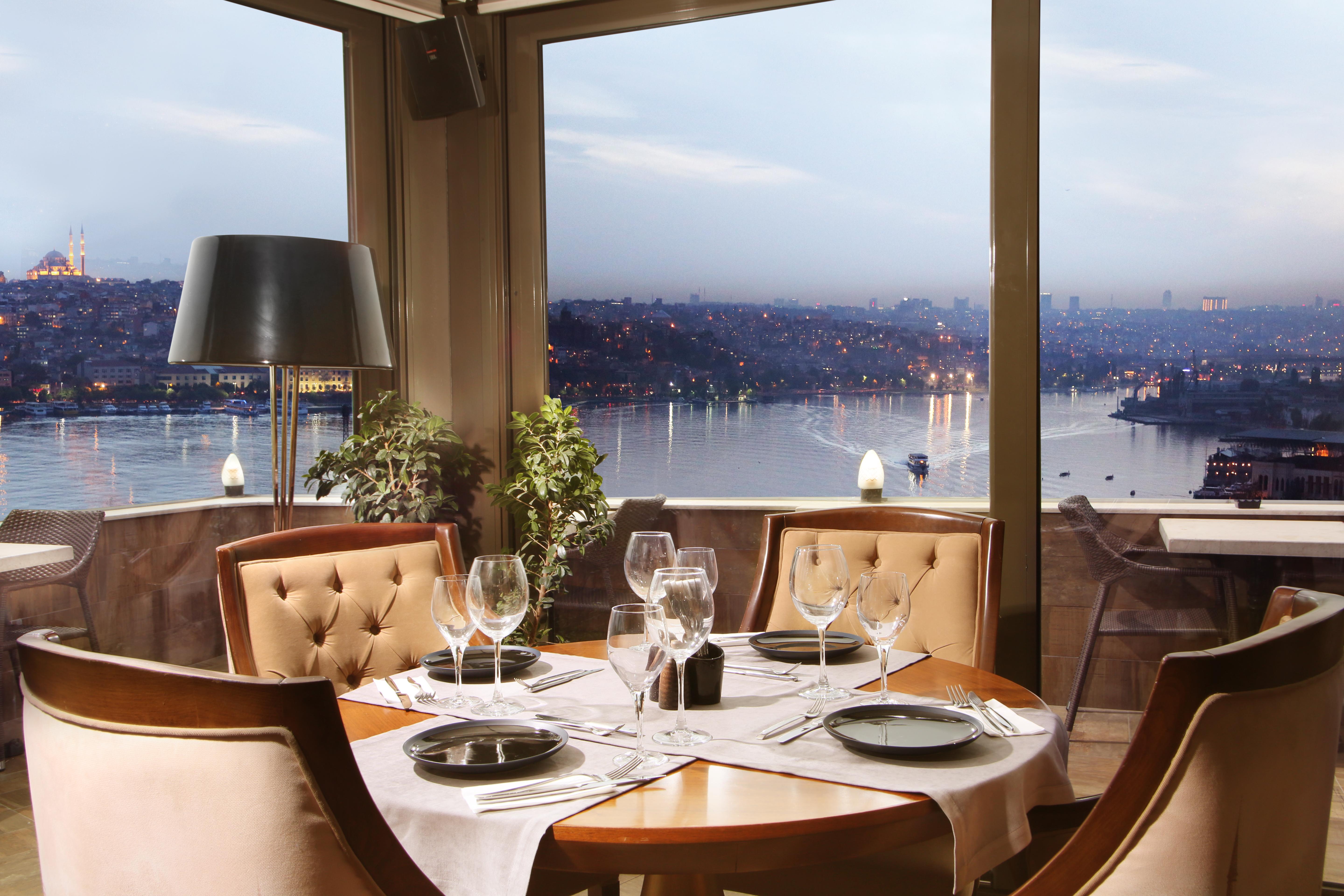 Daru Sultan Hotels Galata Isztambul Kültér fotó The restaurant