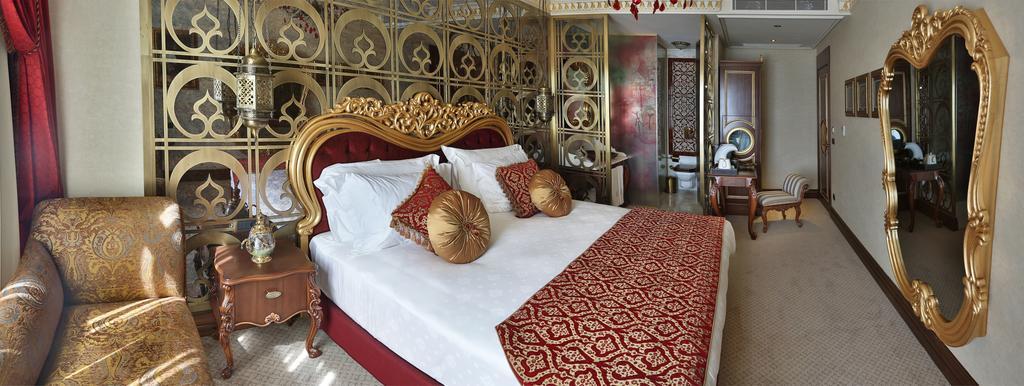 Daru Sultan Hotels Galata Isztambul Kültér fotó A bedroom in the hotel
