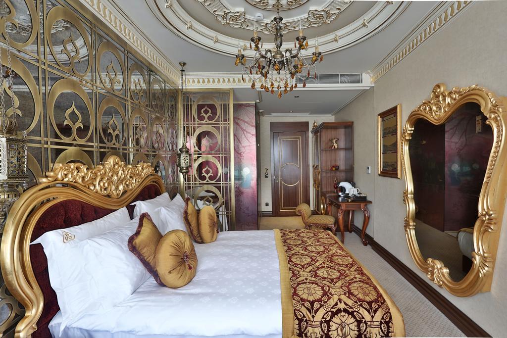 Daru Sultan Hotels Galata Isztambul Kültér fotó A bedroom at the hotel