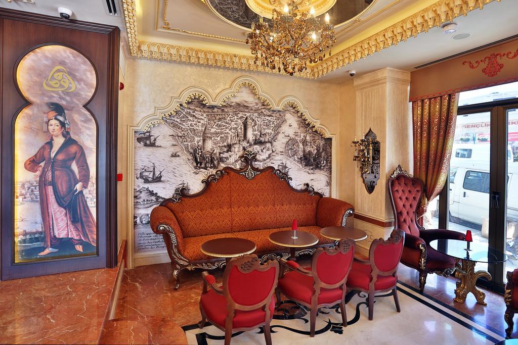 Daru Sultan Hotels Galata Isztambul Kültér fotó Interior of the restaurant
