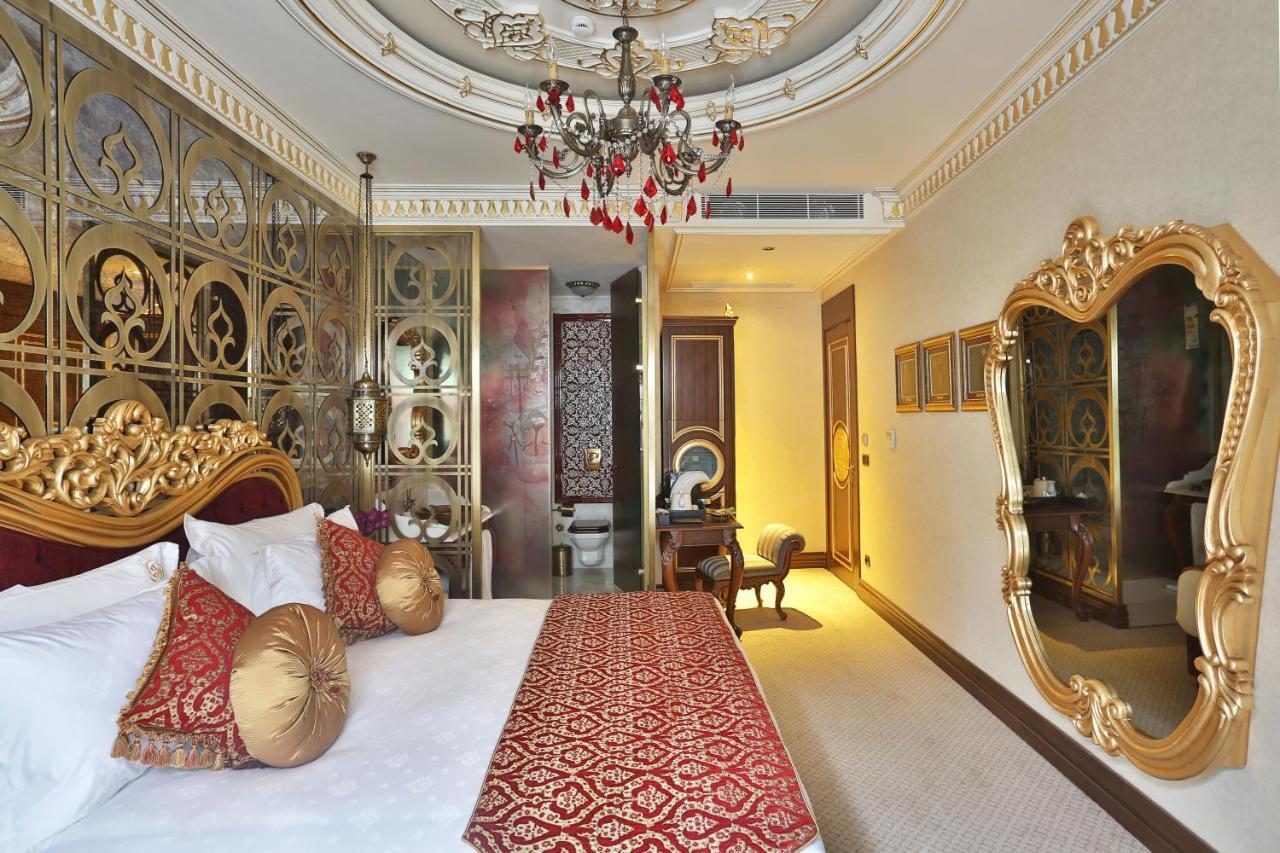 Daru Sultan Hotels Galata Isztambul Kültér fotó A bedroom at the hotel